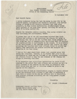 1942-45 World War II Archive from Truman and Eisenhower (University Archives LOA)